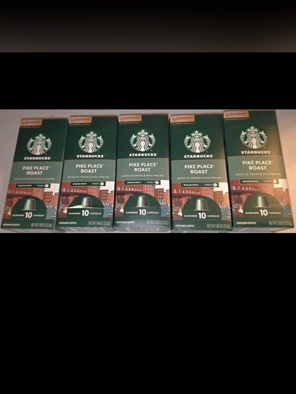 Starbucks by Nespresso Medium Roast Pike Place Roast Coffee 50ct